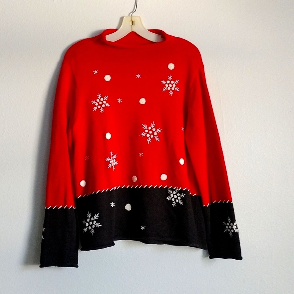 Lovely Crazy Horse sweater by Liz Claiborne. Size large.